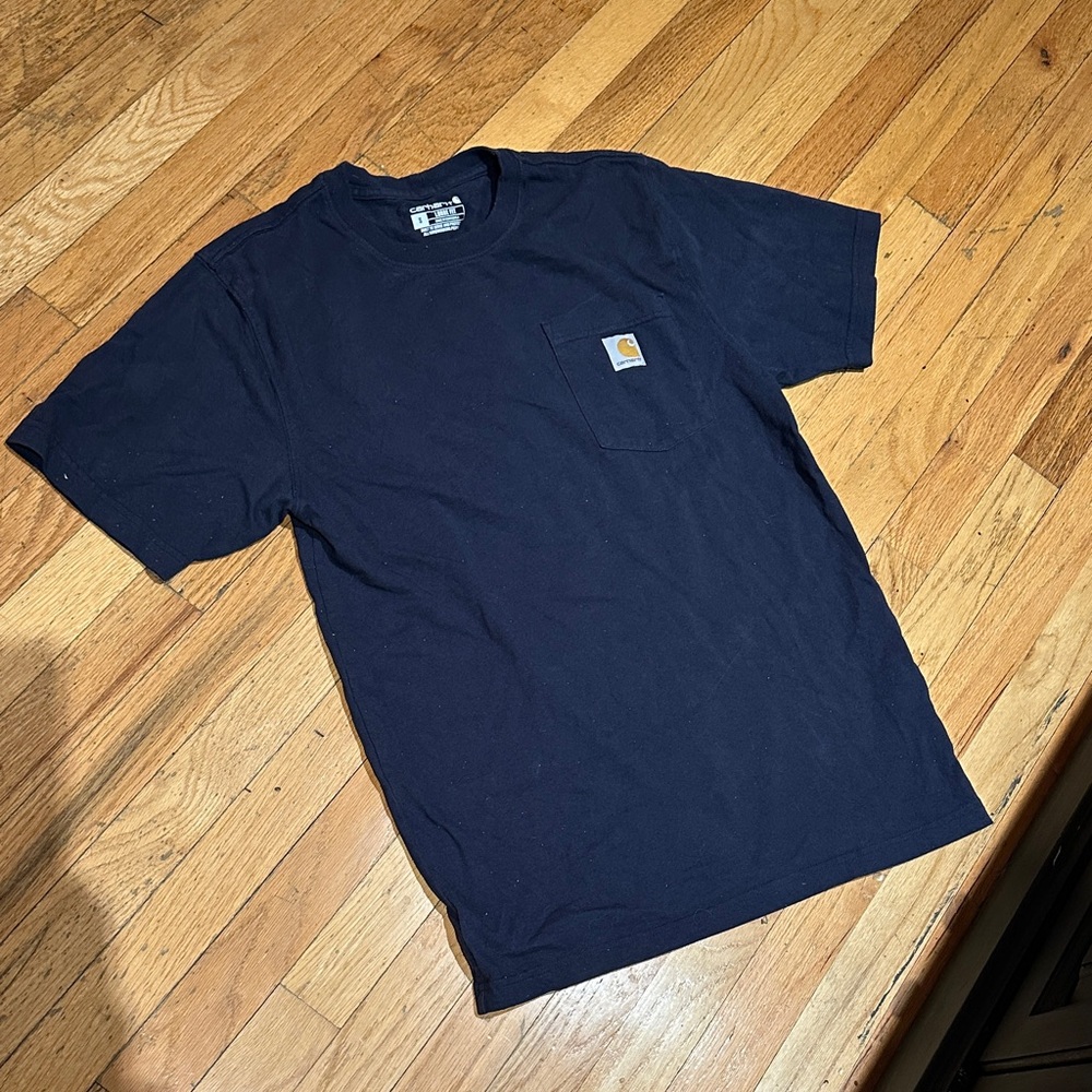 Carhartt Dark Blue Short Sleeve Tee